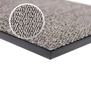 Heavy Duty Rubber Barrier Beige/Black Hard Wearing Mats For Indoor And Outdoor