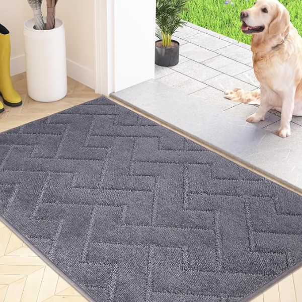 Dirt Trapper Doormat Non-Slip Machine Washable Entrance Rug