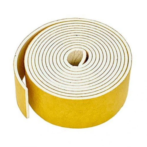 Expanded Silicone Strip White Self Adhesive 5m Long