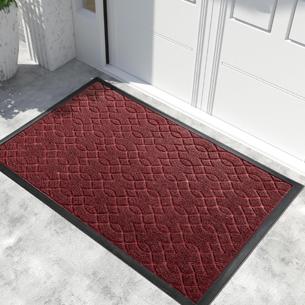 Heavy Duty Water Absorbent Entry Outdoor Rugs Durable Front Non Slip Backing Door Mats 