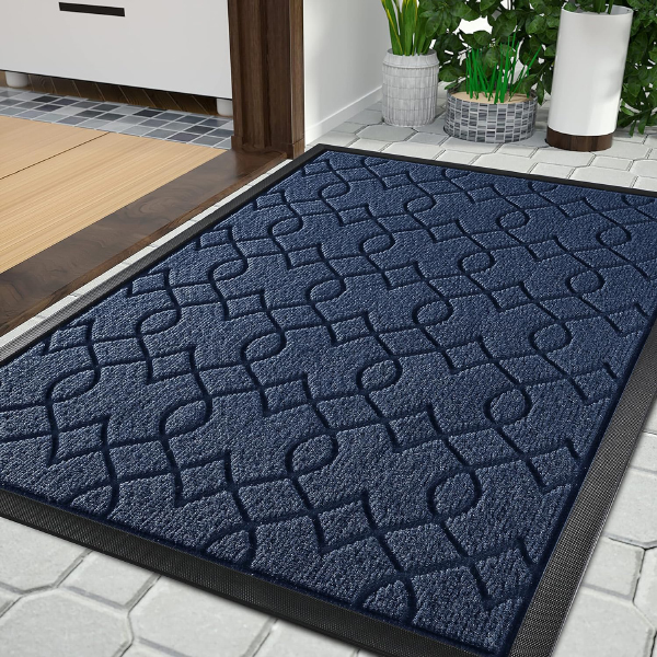 Heavy Duty Water Absorbent Entry Outdoor Rugs Durable Front Non Slip Backing Door Mats 