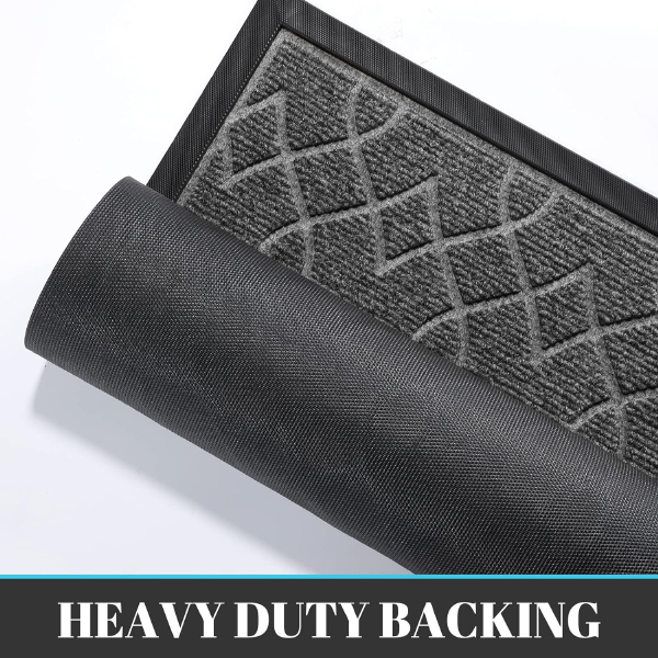 Heavy Duty Water Absorbent Entry Outdoor Rugs Durable Front Non Slip Backing Door Mats 