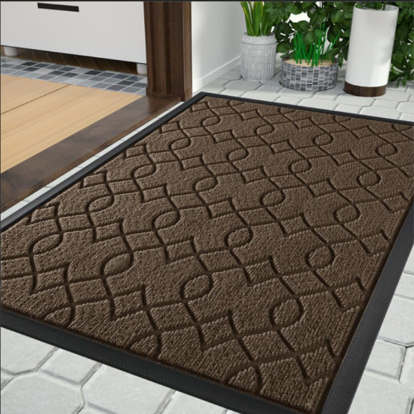 Heavy Duty Water Absorbent Entry Outdoor Rugs Durable Front Non Slip Backing Door Mats 