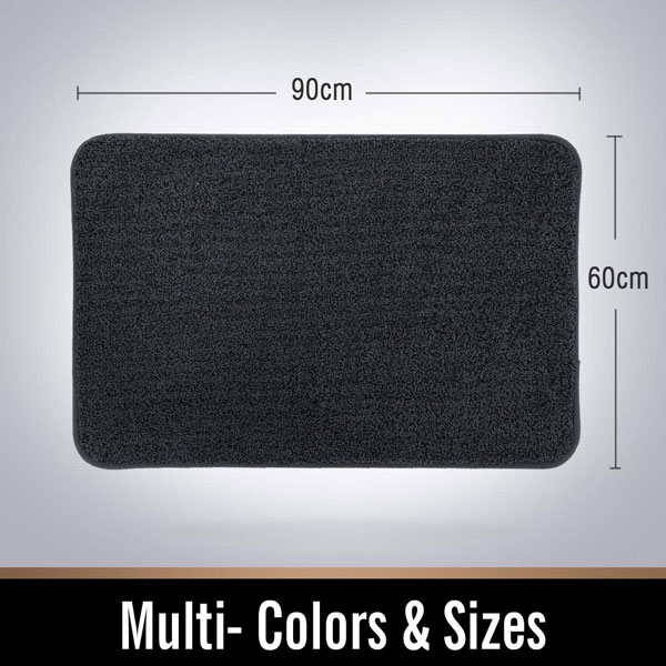 Polyester Dirt Trapper Doormat Non Slip Entrance Rug for Front Door Super Absorbent, Machine Washable